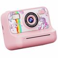 Z12 Mini-instantcamera voor kinderen met 32GB geheugenkaart - Roze