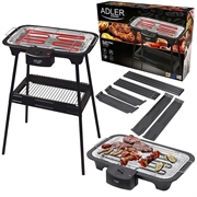 Adler AD 6602 Grill elektrisch met uitneembaar verwarmingselement