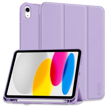 iPad (2022) Tech-Protect SmartCase Pen Tri-Fold Folio Hoesje - Lilla