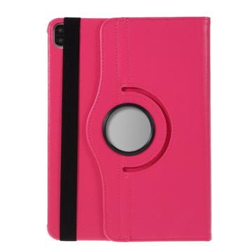 iPad Air 11 (2024) 360 Roterend Folio Hoesje - Fel roze