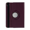 iPad Air 11 (2024) 360 Roterend Folio Hoesje - Donkerpaars