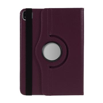 iPad Air 11 (2024) 360 Roterend Folio Hoesje - Donkerpaars