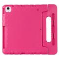 iPad Air 13 (2024) Kinderen Schokbestendige Draaghoesje - Hot Pink