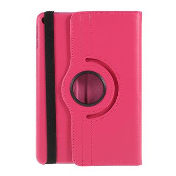 iPad Mini (2019) 360 Roterend Folio Hoesje - Fel roze