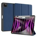 iPad Pro 13 (2024) Dux Ducis Domo Tri-Fold Smart Folio Hoesje - Blauw