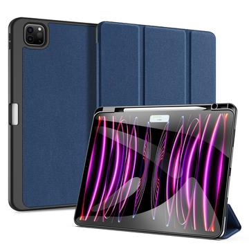 iPad Pro 13 (2024) Dux Ducis Domo Tri-Fold Smart Folio Hoesje - Blauw