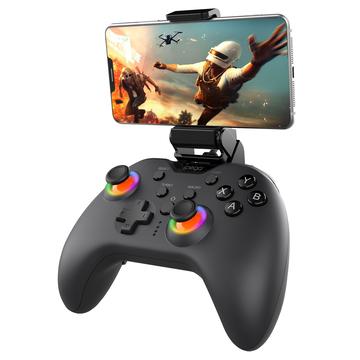 iPega PG-9111C Stille draadloze gamecontroller met RGB - Android/iOS/PS4/PC/Switch - Zwart