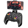 iPega PG-9115 Draadloze Gamecontroller met RGB - Android/iOS/PC/PS4/PS3/Switch - Zwart