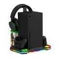 iPega PG-XBX025S Multifunctionele oplaadstandaard met koeler en RGB voor Xbox - Zwart