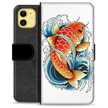 iPhone 11 Premium Portemonnee Hoesje - Koi Karper