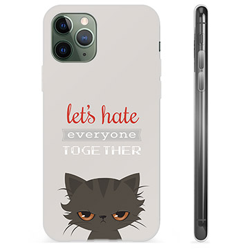 iPhone 11 Pro TPU-hoesje - Angry Cat