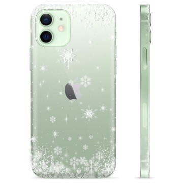 iPhone 12 TPU-hoesje - Sneeuwvlokken