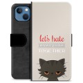 iPhone 13 Premium Portemonnee Hoesje - Angry Cat