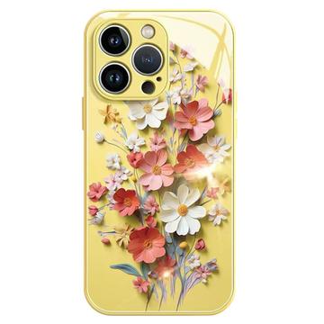 iPhone 13 Pro Bloem Boeket Hybride Hoesje - Geel