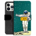 iPhone 13 Pro Premium Portemonnee Hoesje - Naar Mars