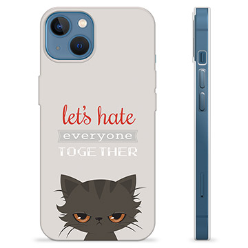 iPhone 13 TPU-hoesje - Angry Cat