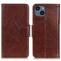 iPhone 14 Elegant Series Portemonnee Hoesje - Bruin