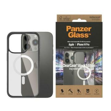 iPhone 14 Pro PanzerGlass ClearCase MagSafe Antibacteriële hoes - Zwart / Helder