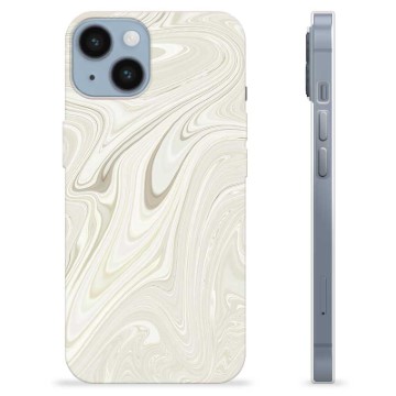 iPhone 14 TPU-hoesje - Parel Marmer