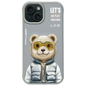 iPhone 15 Nimmy Friends Cool&Cute 2.0 Beer Hoesje