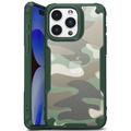 iPhone 15 Plus Anti-Shock Hybride Hoesje - Camouflage