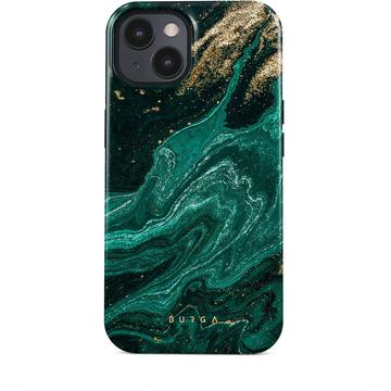 iPhone 15 Plus Burga Tough Hybride Hoesje - Emerald Pool