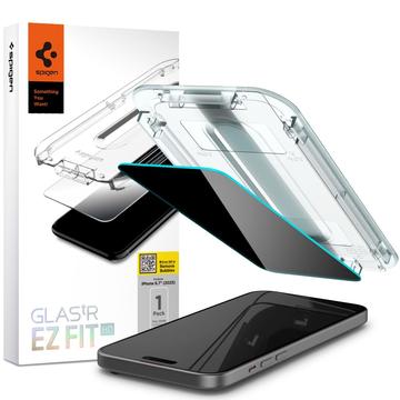 iPhone 15 Plus/16 Plus Spigen Glas.tR Ez Fit Privacy Screenprotector