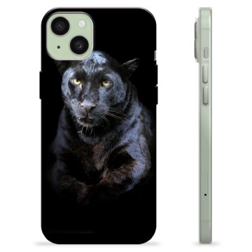 iPhone 15 Plus TPU-hoesje - Zwarte Panter