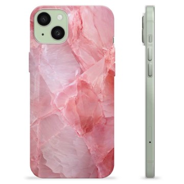 iPhone 15 Plus TPU-hoesje - Roze Kwarts