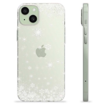 iPhone 15 Plus TPU-hoesje - Sneeuwvlokjes