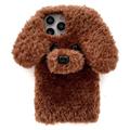 iPhone 15 Pro Teddy Hond Pluche Hoesje