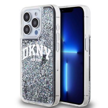 iPhone 15 Pro DKNY Vloeibaar Glitter Boog Logo Case