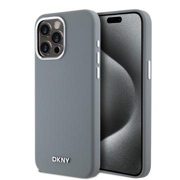 iPhone 15 Pro Max DKNY Liquid Silicone Metal Logo Case - Magsafe Compatibel