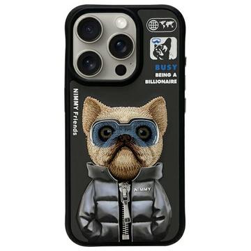 iPhone 15 Pro Max Nimmy Friends Cool&Cute 2.0 Hond Hoesje - Zwart