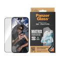 iPhone 15 Pro Max PanzerGlass Matrix D3O UWF Screen Protector m. AlignerKit - Zwarte rand