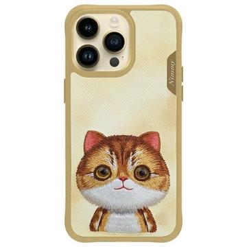 iPhone 15 Pro Nimmy Friends Big Eyed Pet 2.0 Kat hoesje