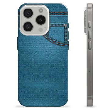 iPhone 15 Pro TPU-hoesje - Spijkerbroek