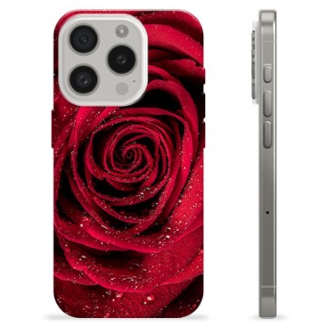 iPhone 15 Pro TPU-hoesje - Roos