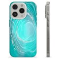 iPhone 15 Pro TPU-hoesje - Turkoois Werveling