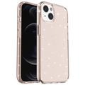 iPhone 15 Stylish Glitter Series Hybride Hoesje - Goud