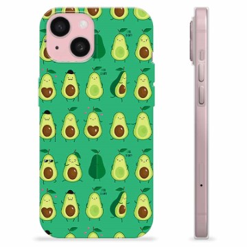 iPhone 15 TPU-hoesje - Avocado Patroon