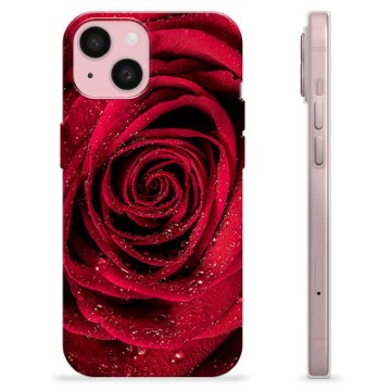 iPhone 15 TPU-hoesje - Roos