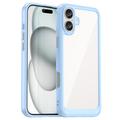 iPhone 16 Anti-Shock Hybride Hoesje - Blauw