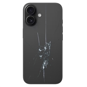 iPhone 16 Back Cover Repair - Glass Only - Zwart