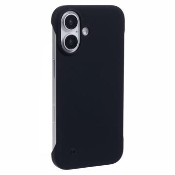 iPhone 16 Frameloze Plastic Hoesje - Zwart