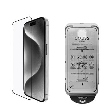 iPhone 16 Guess 2.5D Glazen Screenprotector - 9H - zwarte rand