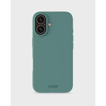 iPhone 16 Holdit Silicone Hoesje - Mosgroen