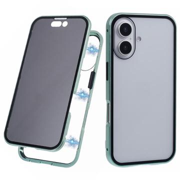 iPhone 16 Plus Magnetisch Hoesje met Gehard Glas - Privacy