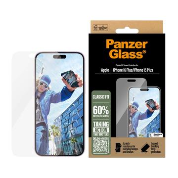 iPhone 16 Plus/15 Plus PanzerGlass Classic Fit Glazen Screenprotector