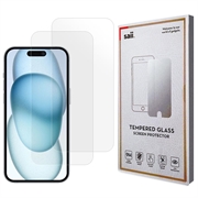 iPhone 16 Plus Saii 3D Premium Glazen Screenprotector - 2 St.